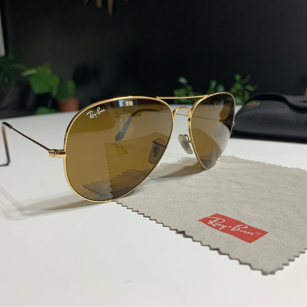 Ray-Ban RB3025 Metal Aviator Sunglasses 62mm lenses